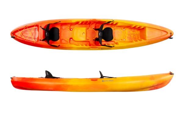 Tandem (Double) kayaks for rent from Escape Tours and Rentals